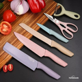 Jogo de Facas — KitGourmet™ com Tesoura e Descascador