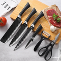Jogo de Facas — KitGourmet™ com Tesoura e Descascador